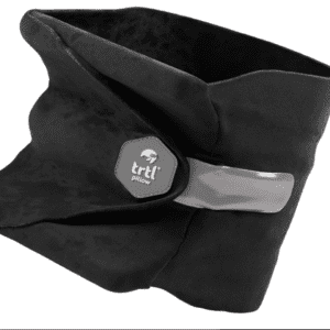 trtl Travel Pillow for Neck Support- Super Soft Neck Pillow with Shoulder Support and Cozy Cushioning Lightweight and Easy to Carry - Machine Washable - Grey